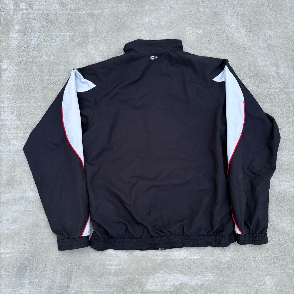 Adidas Men's Black Jacket with Red Accents - Picture 3 of 9